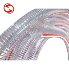 Flexible clear pvc water hose and pvc steel wire hose for watering / garden / construction